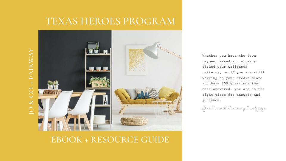 first page of ebook - homes for heroes program ebook and information for buying a home