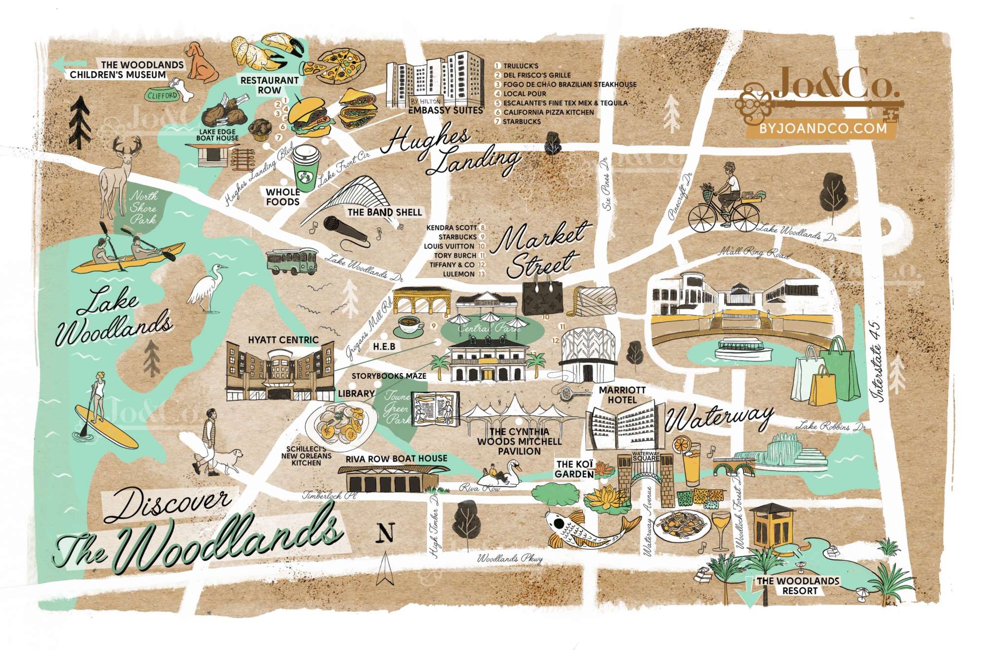 The Woodlands Market Street Shopping Guide