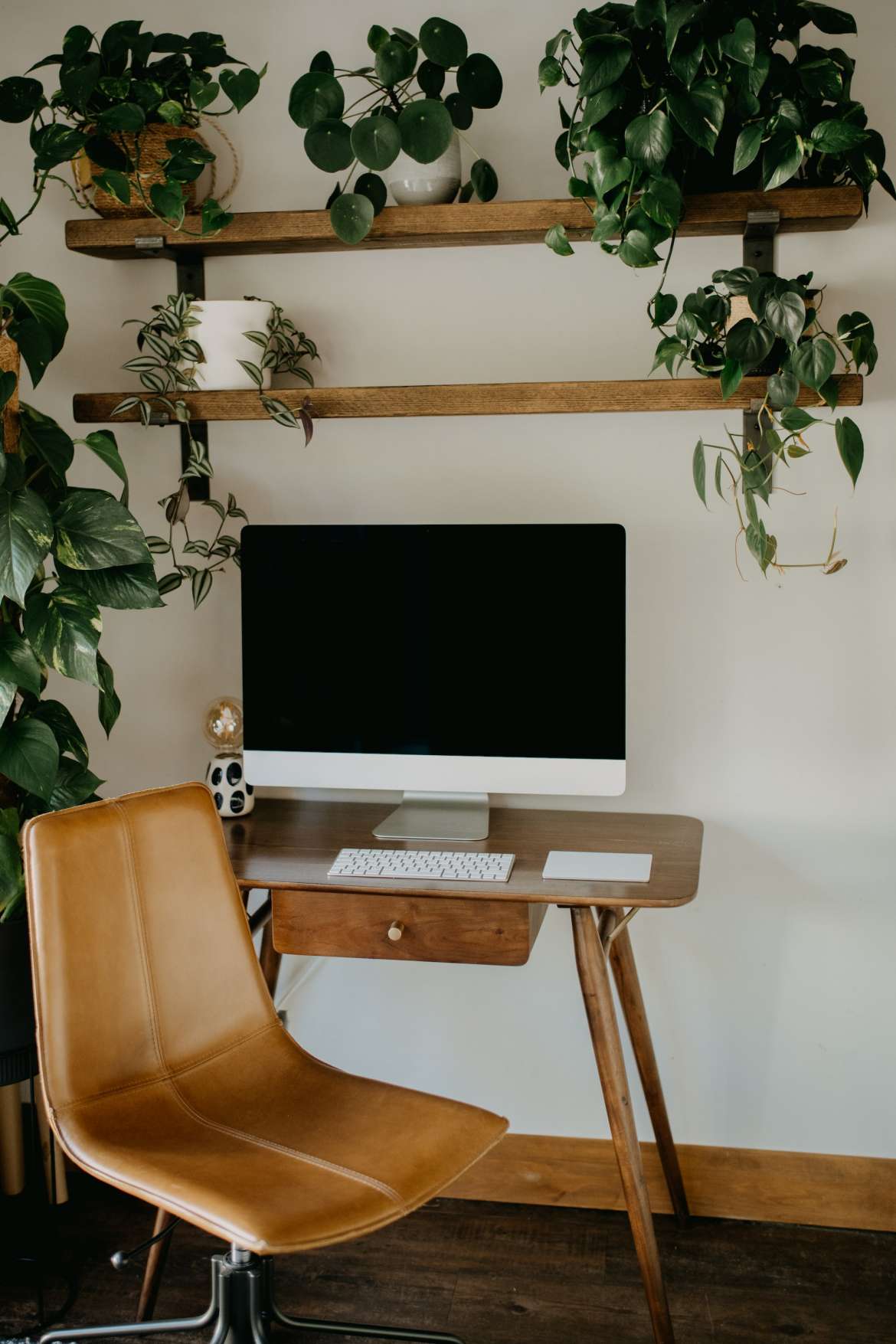 desk in a house in magnolia texas