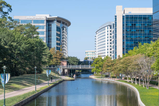 The Woodlands Waterway in Town Center, The Woodlands TX