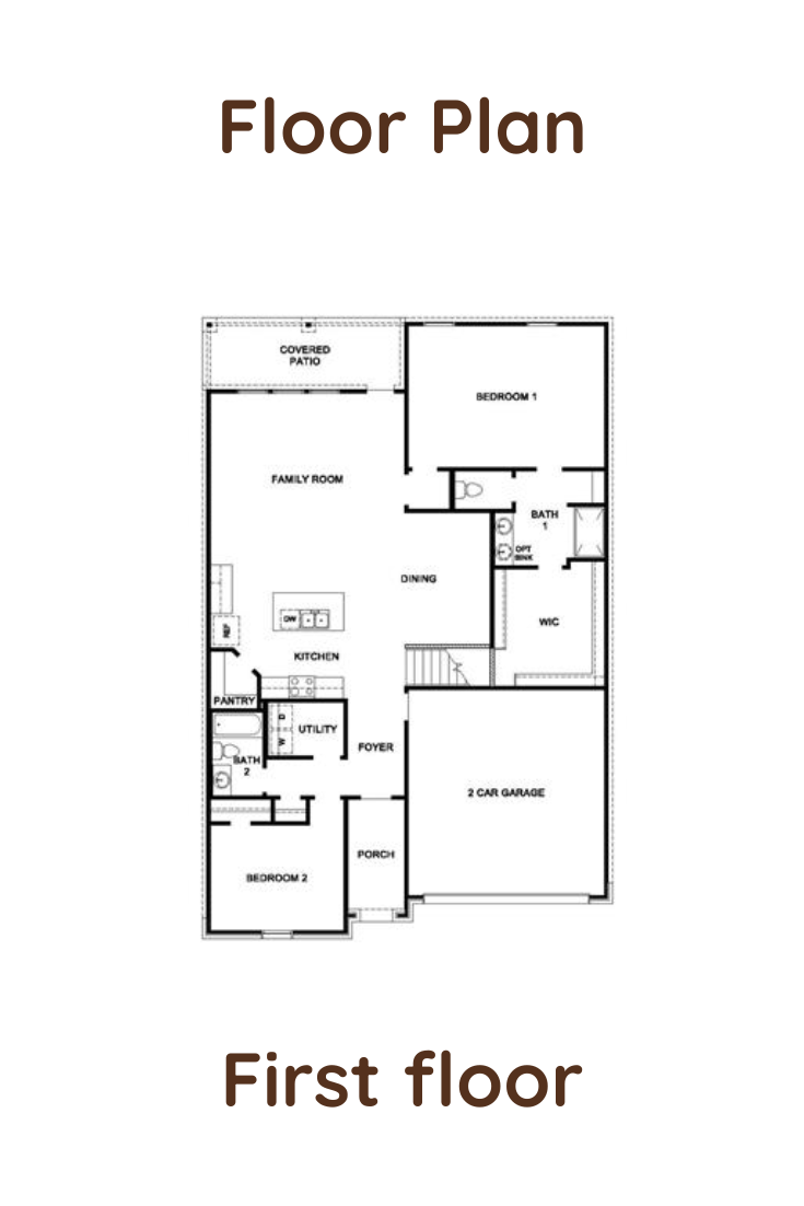 21476 Rustic Elm Drive Floor Plan First floor