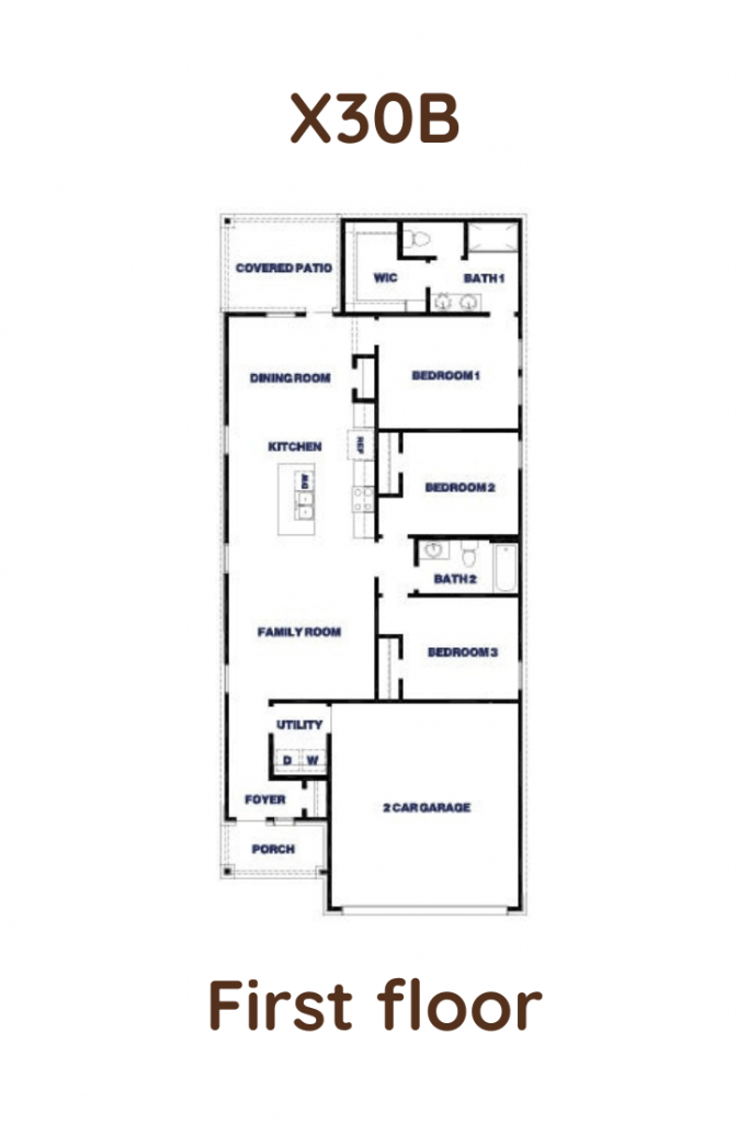 X30B Floor Plan First Floor