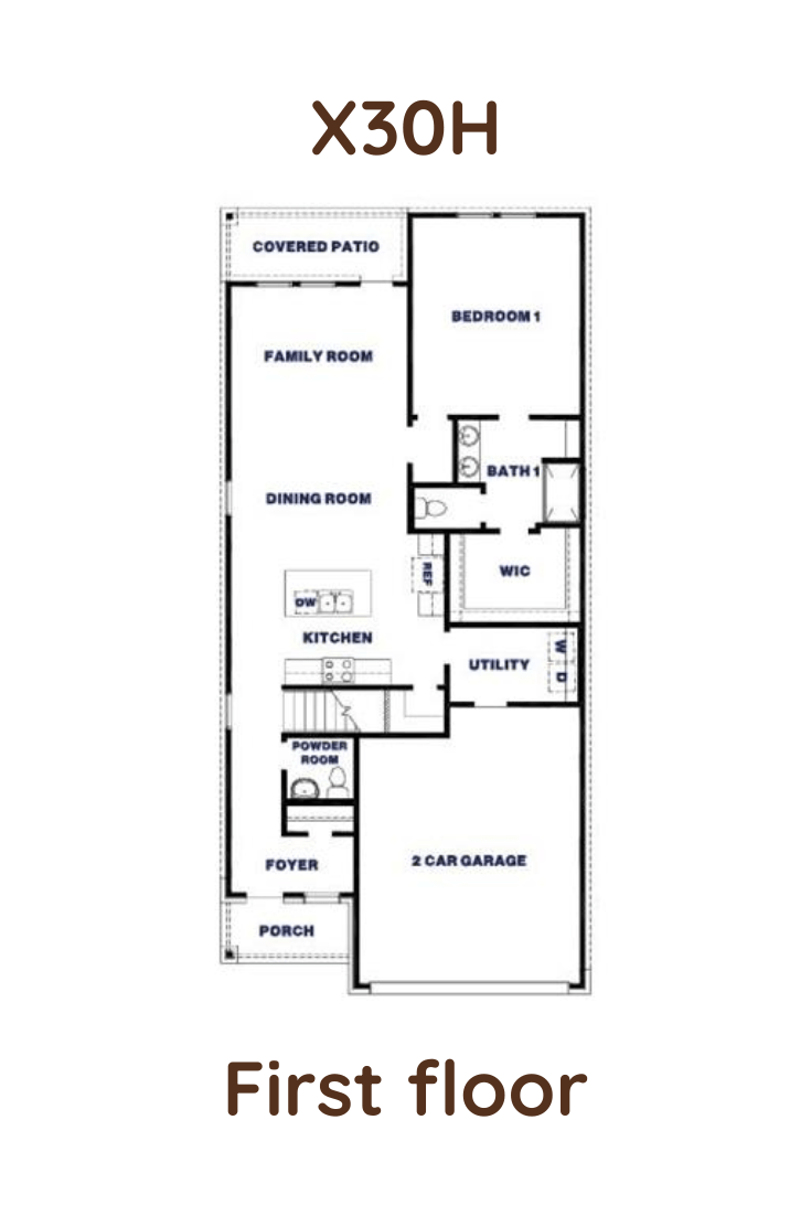 X30H Floor Plan Floor Plan First floor