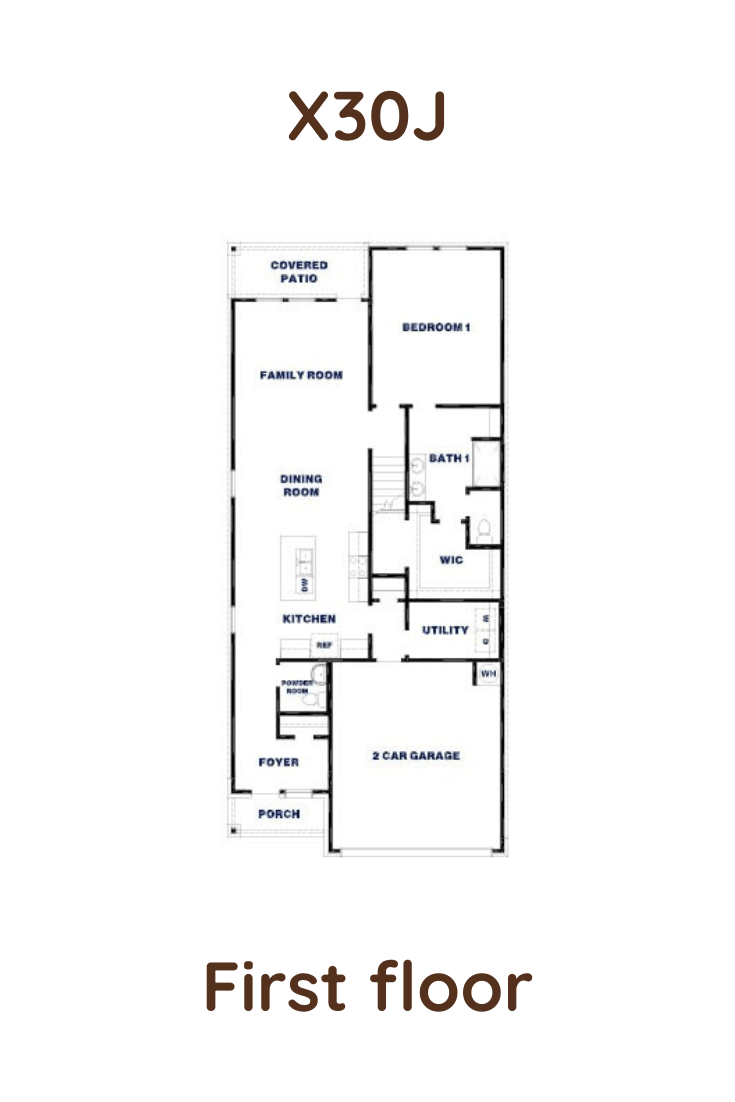 X30J Floor Plan First Floor